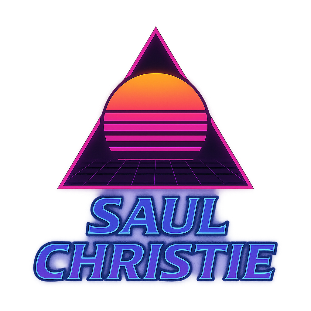 Saul Christie Synthwave Logo